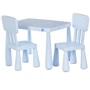 Детский столик с 2-мя стульями Bambi голубой (M 6176-4)