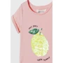 Футболка H & M 2212-7965551 134-140 см рожева: Тип футболки