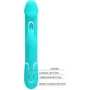 Вибратор 3в1 LYBAILE Pretty Love Twinkled Tenderness Kampas Turquoise (BW-500025-1)
