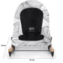 Шезлонг-качалка Kinderkraft Finio Black/White (KKBFINOBLK0000) фото 9