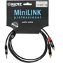 Кабель комутаційний KLOTZ KY7-090 MINILINK PRO Y-CABLE BLACK 0.9 M