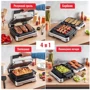 Электрогриль Tefal GC774D30 OptiGrill 4in1: Тип Электрогриль прижимной