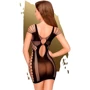 Мини-платье с сюрреалистическим узором Penthouse - Juicy Poison Black S/L