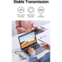 Адаптер Ugreen Adapter CM480 USB-C to 2×USB3.2+2xUSB-C 10G Space Gray (30758): Додаткові роз'єми USB-C