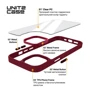 Чохол для iPhone ArmorStandart UNIT2 Case Marsala для iPhone 14 Pro Max (ARM69964): Тип чохла накладка на заднюю часть