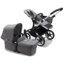 Универсальная коляска 2 в 1 Bugaboo Donkey 3 Mono ALU/GREY MELANGE, серый меланж (180154GM01)