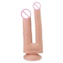 Двойной фаллоимитатор LoveToy Skinlike Soft Dong Double Penetration Soft Cock