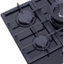 Варочная поверхность газовая Perfelli HGG 71624 BL: Рабочая поверхность стекло (закаленное)