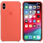 Чехол для iPhone Apple Silicone Case Nectarine (MTFF2) for iPhone Xs Max: Цвет оранжевый