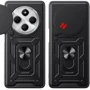 Чехол для телефонов Mobile Case Camshield Serge Ring Black for Xiaomi Redmi 14C / Poco C75: Материал TPU+PC, Пластик