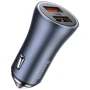 Зарядное устройство Baseus Car Charger 2xUSB Golden Pro 40W Gray (CCJD-A0G)