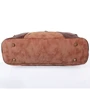 Жіноча сумка-мішок Laskara коричнева (LK10204-choco-camel): Застібка Блискавка