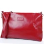 Женская сумка тоут Laskara красная (LK10200-red): Тип ручки Плечевой ремень, С двумя ручками, Со съемным ремнем