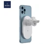 Держатель WIWU Car Holder Air Ven Mount MagSafe CH-306 Silver 15W for iPhone 16 I 15 I 14 I 13 I 12 series  фото 7