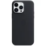 Чехол для iPhone Apple for iPhone 14 Pro Max Leather Case with MagSafe Midnight (MPPM3) : Материалы кожа