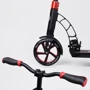 Самокат двоколісний Best Scooter з PU колесами і 2 амортизаторами Black / Red (100072): Тип гальма ножний
