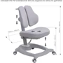 Дитяче крісло FUNDESK Diverso Grey фото 8