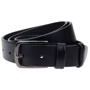Чоловічий ремінь Borsa Leather чорний (125R1350049-black)