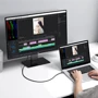 Кабель Baseus Cable USB-C to USB-C Flash Full FeatuRed USB 4.0 100W 1m Tarnish (CASS010014) фото 8