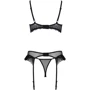 Комплект ECO Passion KERRIA SET WITH OPEN BRA black S/M