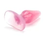 Анальная пробка Crystal Jellies Butt Plug Medium, 13x3.5 см, розовый