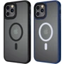 Чехол для iPhone Mobile Case TPU+PC Metal Buttons with MagSafe Black for iPhone 12 Pro Max: Тип чехла накладка на заднюю часть