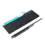 Клавіатура A4Tech FK25 USB Black: Кількість клавіш 104