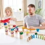 Конструктор-лабиринт Hape Marble Run Гоночная трасса 81 элементов (E1101) фото 6