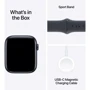 Apple Watch SE 2 2024 40mm GPS + Cellular Midnight Aluminium Case with Midnight Sport Band - M/L (MXGD3)