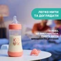 Бутылочка для кормления Chicco Perfect 5 Love с силиконовой соской 2м+ 240 мл розовая (20223.11.40) (8058664153916) фото 9
