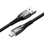 Кабель Baseus USB Cable to Lightning Glimmer Series Fast Charging Data 2.4A 1m Black (CADH000201) фото 3