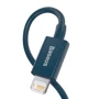 Кабель Baseus USB Cable to Lightning Superior Series 2.4A 2m Blue (CALYS-C03): Длина 2 м