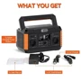 Зарядная станция FlashFish P60 520Wh 500W: Количество USB 4