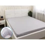 Простирадло на гумці Руно Grey бязь сіра 200х220 см (510.114У_Grey)