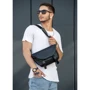 Мужская поясная сумка Sambag Tirso Zard черная (80551001m): Пол Мужской