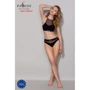 Спортивный топ с прозрачной вставкой Passion PS006 TOP black, size XL