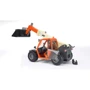 Машинка-навантажувач Bruder JLG 2505 Telehandler з телескопічним ковшем (02140): Матеріал пластмаса