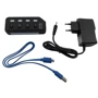 Адаптер Lapara Adapter USB to 4xUSB3.0 Black (LA-USB305)