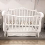 Кроватка детская Колисани Корона белый, белый