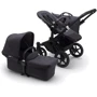 Універсальна коляска 2 в 1 Bugaboo Donkey 3 Mineral Mono Black / Washed Black, чорний на чорній рамі (180154MC01)