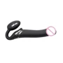 Безремневой страпон Strap-On-Me VIBRATING Black M