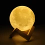 Настольный светильник Magic 3D Moon Light Touch Control 15 см UFT Moonlamp: Емкость аккумулятора, мАч 300