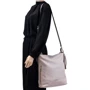 Женская сумка-мешок Guess Tara Hobo бежевая (HWEG7474020-MOT): Фактура Матовая, Гладкая