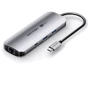 Адаптер Vention Adapter USB-C to RJ45+2xUSB3.0+SD/TF+USB-C+HDMI+3.5mm+PD 100W (TQMHB)