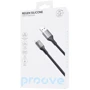 Кабель Proove USB Cable to Lightning ReGen Silicone 2.4A 1m Black (CCRS12001101): Довжина 1 м