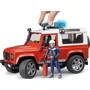 Пожарный джип Land Rover Defender с фигуркой пожарника, 1:16, Bruder (02596)