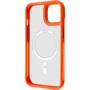 Чехол для iPhone Proove Clear Essence Case with Magnetic Ring Orange for iPhone 16: Тип чехла накладка на заднюю часть
