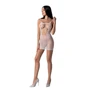 Ажурное мини-платье на тонких бретелях Passion BS096 One Size, white