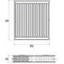 Imas 22-К 500х900 ниж. подкл: Тип радиатора Панельный