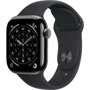 Apple Watch Series 11 GPS + Cellular 42mm Slate Titanium Case with Black Sport Band - S/M (MF8R4)
